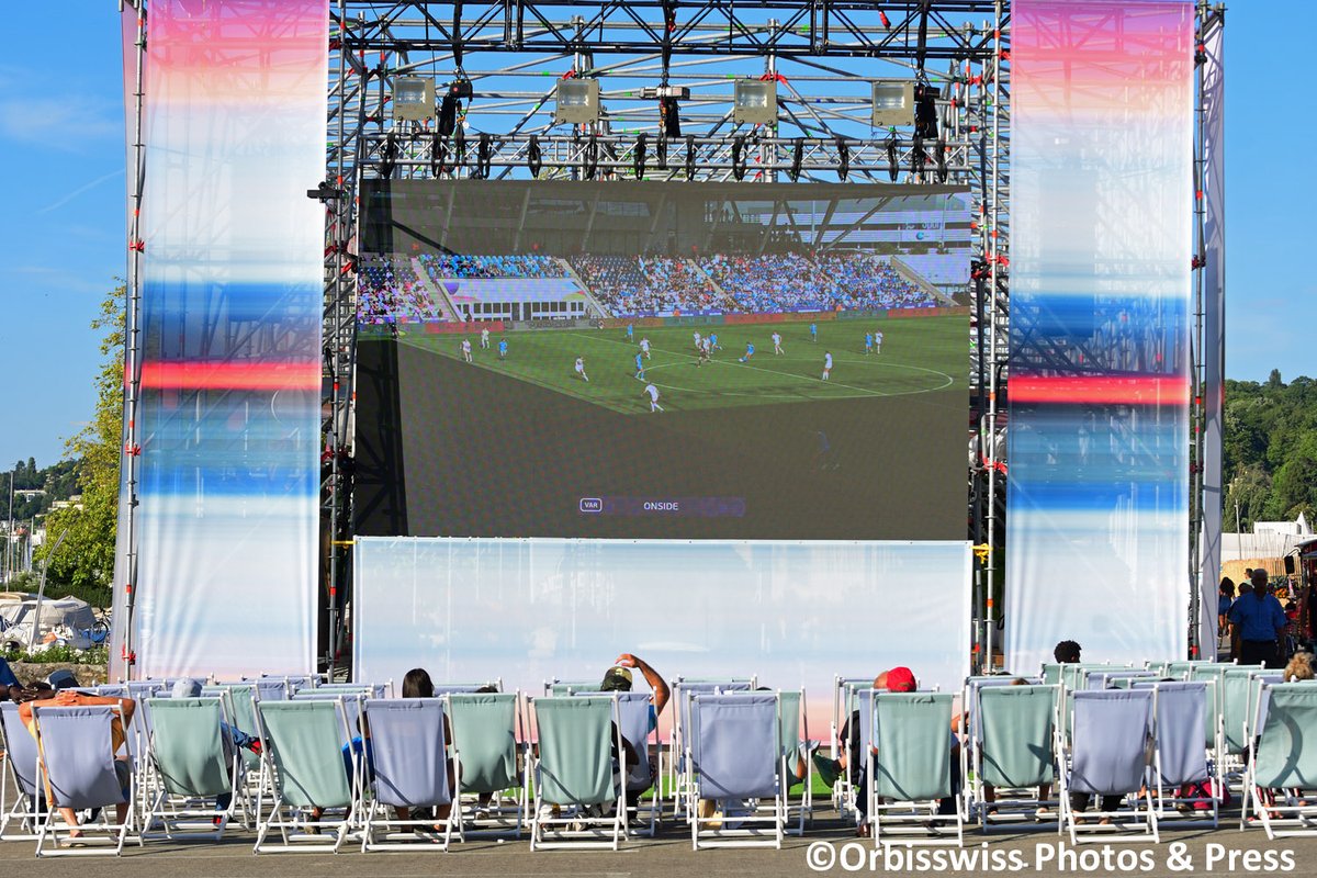 orbisswissphoto's tweet photo. Suivre tous les matchs de l’ #Eurofoot féminin gratuitement et sur grand écran: Fan zone de #Geneve – quai Gustave Ador, jusqu’au dimanche 31 juillet 2022 #soccer Merci @VilleDeGeneve https://t.co/jVE2RqcOwr