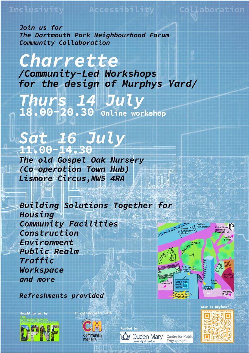 Excellent energy and ideas at tonight's online community charrette. Positive thinking about how to get the best development at Murphy's Yard. There's an in-person event on Saturday.  dpnf.org.uk/index.php/2022…
