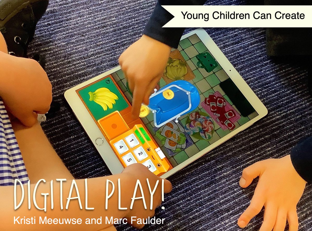 Excited to hear from <a href="/KristiMeeuwse/">Dr. Kristi Meeuwse</a> about her book with <a href="/MarcWithersey/">Marc</a> about digital play on iPads! So many brilliant ideas to implement in the classroom! #FestivalOfLearning