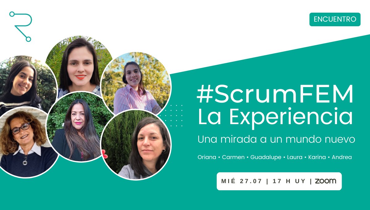 reconverTIteUY's tweet photo. En nuestro próximo encuentro estas mujeres con perfiles únicos buscando poder obtener la oportunidad que necesitan para brillar aún más, nos contarán cómo vivieron la experiencia #ScrumFEM ¡Te esperamos! Registrate👉https://t.co/vJ2ehDNTEx
Más info 👉https://t.co/OtxMftNQ9I https://t.co/uta6s3s7lo