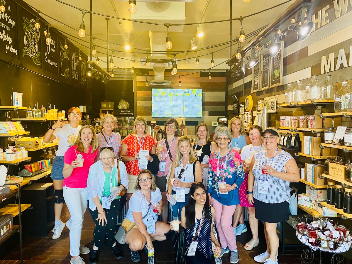 Pikes Peak Lemonade is so fun! We love taking tours there to try their delicious fresh lemonade 🍋 made with organic cane sugar. #downtowncoloradosprings #lemonade #foodtour #rockymountainfoodtours #coloradosprings