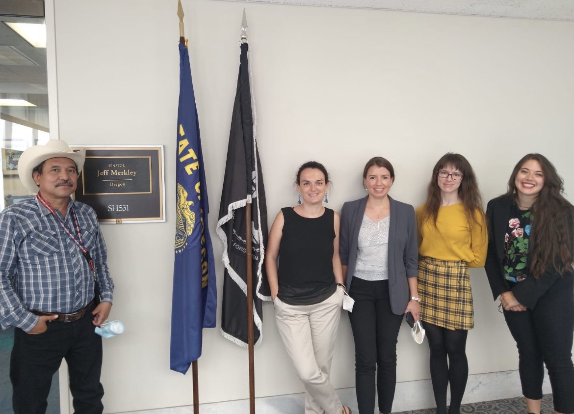LAWGaction's tweet photo. 🇲🇽 Thank you to the @SerapazMexico delegation that came to bring attention to the dangerous reality that #humanrights defenders face in Mexico! With @wola_org, we accompanied the delegation to a series of meetings this week, we are proud to stand beside you. ✊ https://t.co/rSocYcdXSj