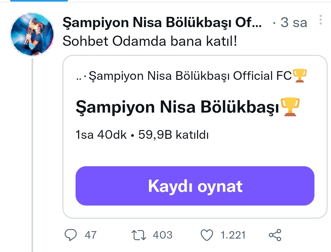 ysfzdh's tweet photo. Sadece 3 saatda 60 bin öbürüde 5 günde anca 50 bin dinlenmişşdjdjdjd https://t.co/AvXfwtfkQF