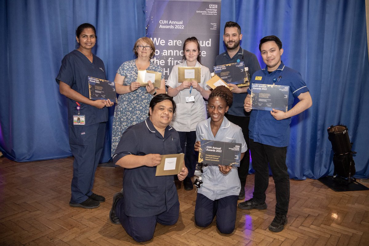 VillaranteDean's tweet photo. We got nominated for Team of the Year! 😍 So proud of my unit and everyone in it! #hospital #cambridge #addenbrookeshospital #cuh #cuhproud #nhs #nurse #overseasnurse #pinoy #asian #filipino #pinoyabroad #award #team https://t.co/pvmKClUibm