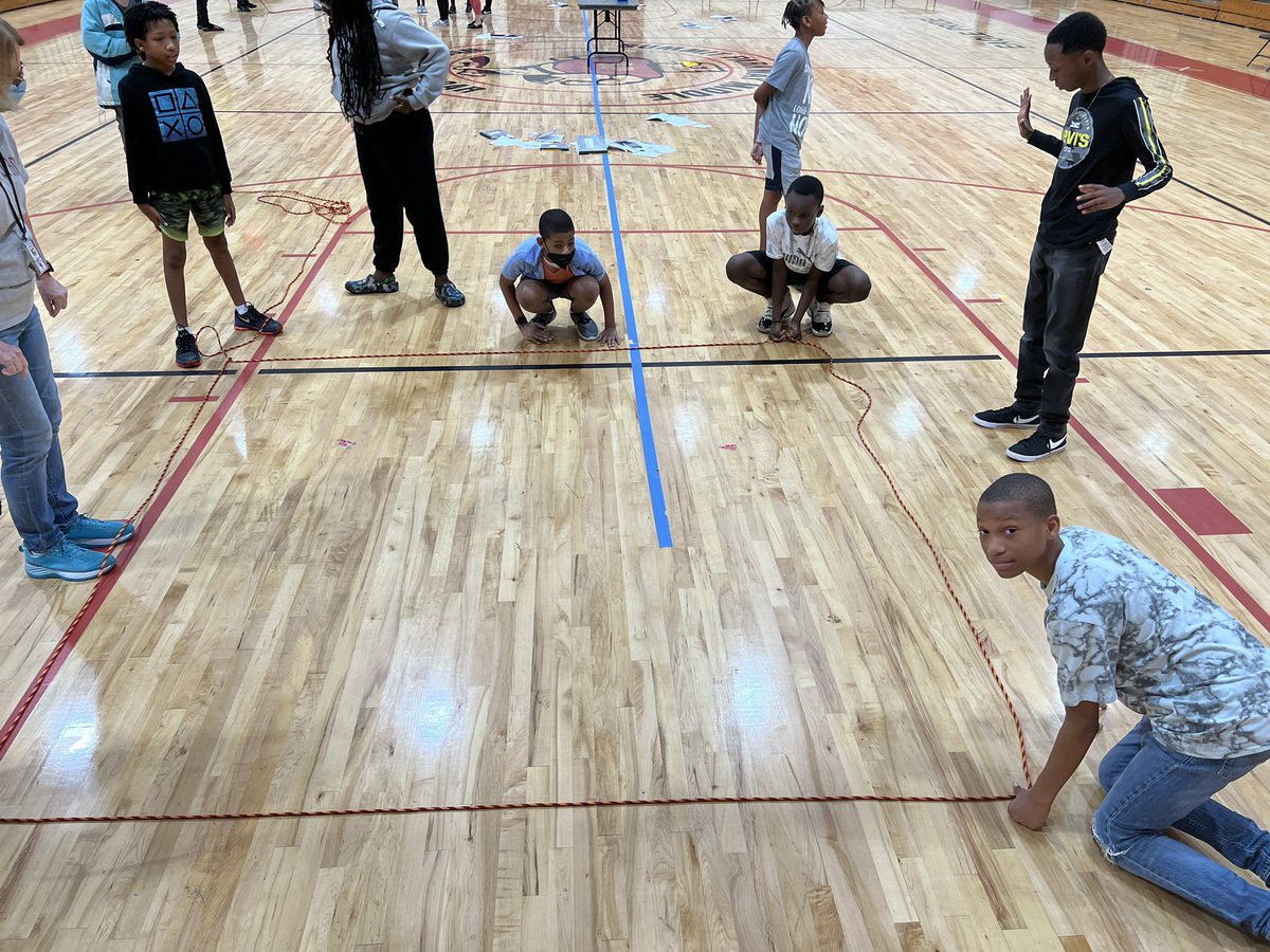 AskAikenMath's tweet photo. First week or SOAR 22 ✅. Nothing better than hands on.Students had to use what they know about rational number operations and design the “biggest rectangular plot of land” with only 100m of rope to dig the most “gold”.  #SPMS #SOAR @spmeagles @RichlandTwo https://t.co/TMpdhVrdXO