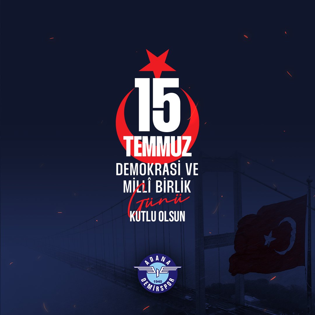 15 Temmuz hain darbe girişiminin yıl dönümünde aziz milletimize şükranlarımızı sunuyor; şehitlerimize Allah’tan rahmet, gazilerimize şifalar diliyoruz. 🇹🇷