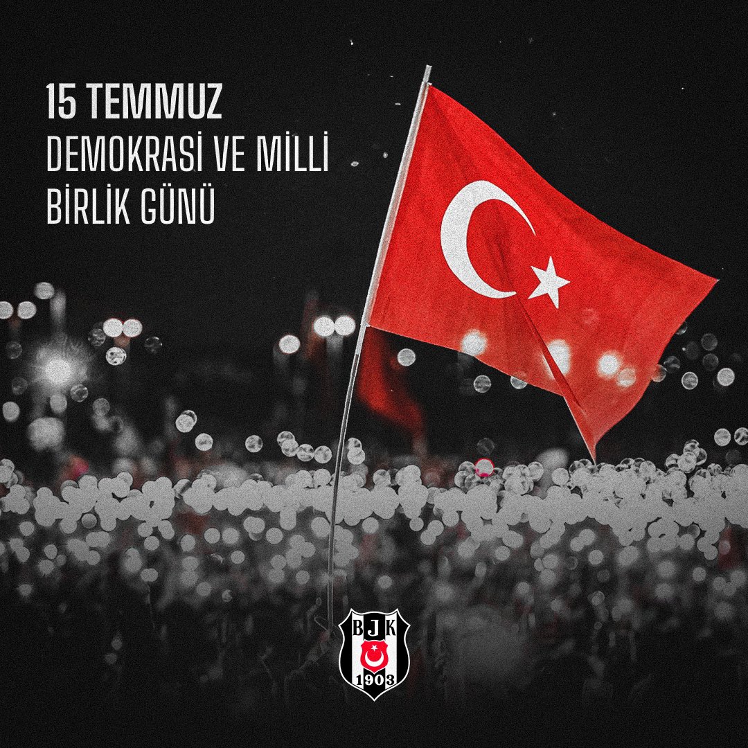 15 Temmuz Demokrasi ve Milli Birlik Günü’nde, hain darbe girişimine karşı dimdik duran milletimize şükranlarımızı sunar, şehitlerimize Allah’tan rahmet, ailelerine sabır, gazilerimize şifalar dileriz. 🇹🇷
