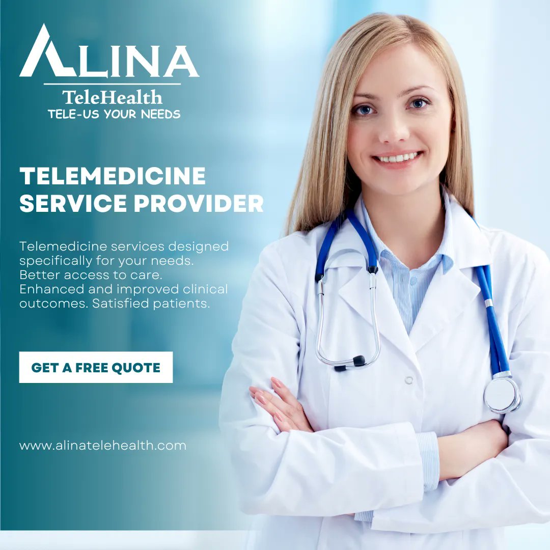 AlinaTelehealth's tweet photo. Implementing a telemedicine program can be a complex undertaking. Partnering with Alina makes it easy and profitable. Learn more: https://t.co/X6mpzinbfm #telemedicine #healthsector #healthproviders #onlinedoctor #doctors #telemedicineprogram https://t.co/NZr82VR1Pa
