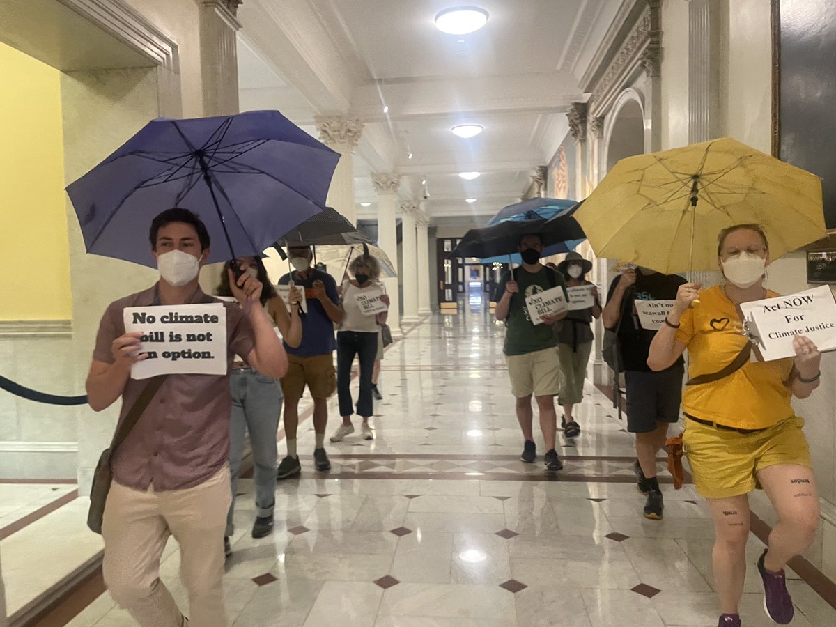 MassClimate's tweet photo. Happening NOW! MCAN joined advocates from #MassPowerForwarr to call on the conference committee to put forward a #ComprehensiveClimateBill. This is our wake-up call! The time to do right by our climate is NOW! @senatorbarrett
@jeffroy @RonMariano @KarenSpilka https://t.co/L8AqjmREhX
