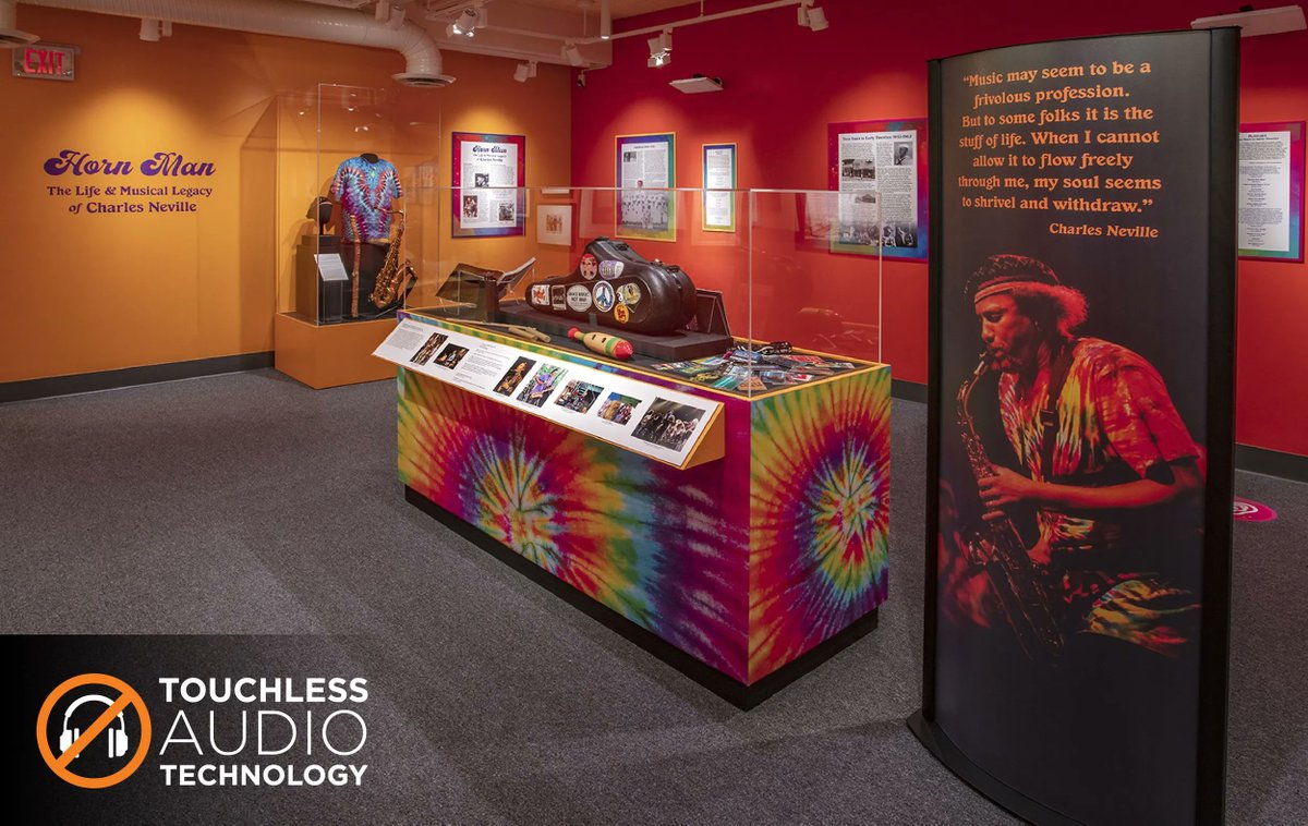 holosonics's tweet photo. See how AS-168i Audio Spotlight speakers were used at the Wood Museum of Springfield History to highlight the Charles Neville's proficiency in a range of musical genres: https://t.co/auTf9joaod #socialdistancing #touchlesstechnology #directionalsound https://t.co/ffinMhU7Jd