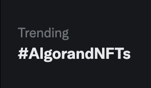 This is what I like to see #algofam #AlgorandNFTs 👊