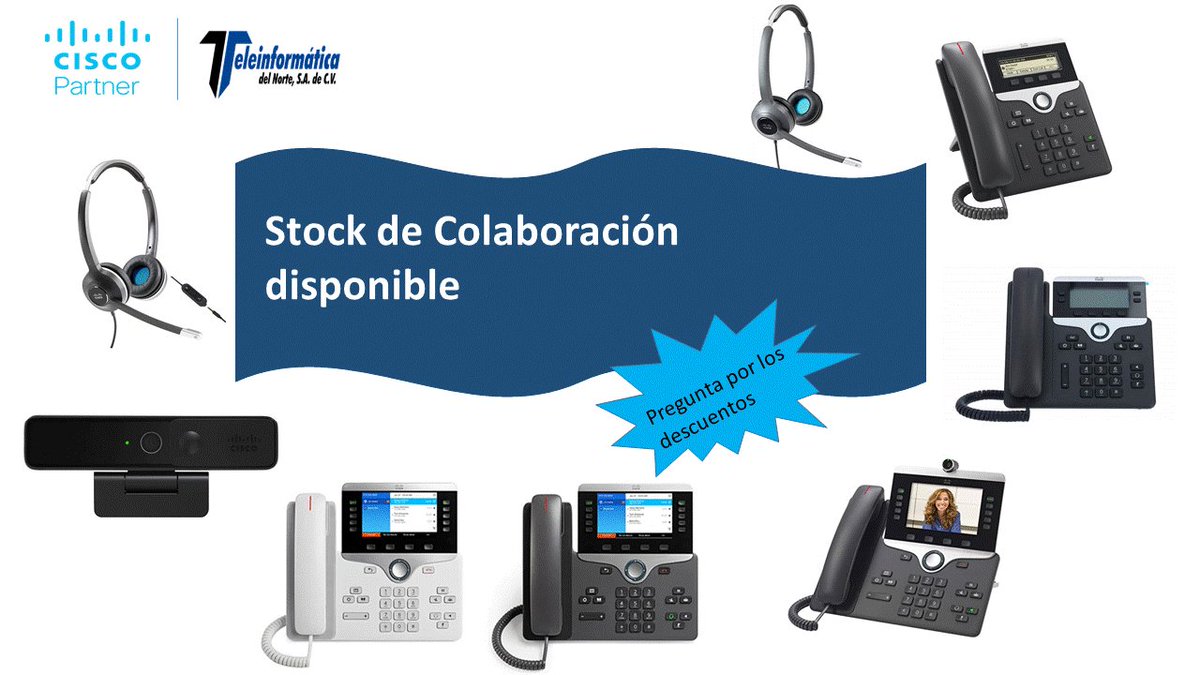 TeldelNorte's tweet photo. Aprovecha los descuentos Cisco Colaboración https://t.co/BBj9ftvon6