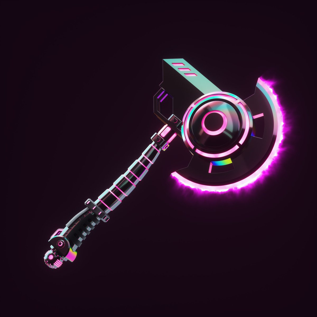 LambsToLions89's tweet photo. I might be biased but this is the best-looking Irridescent Black Weapon out there? It's primed and ready to hunt!! 🦾🤖 @AlphabotSociety #BattleBotsArena #Alphabots #crofam https://t.co/BMCVAH0GLz