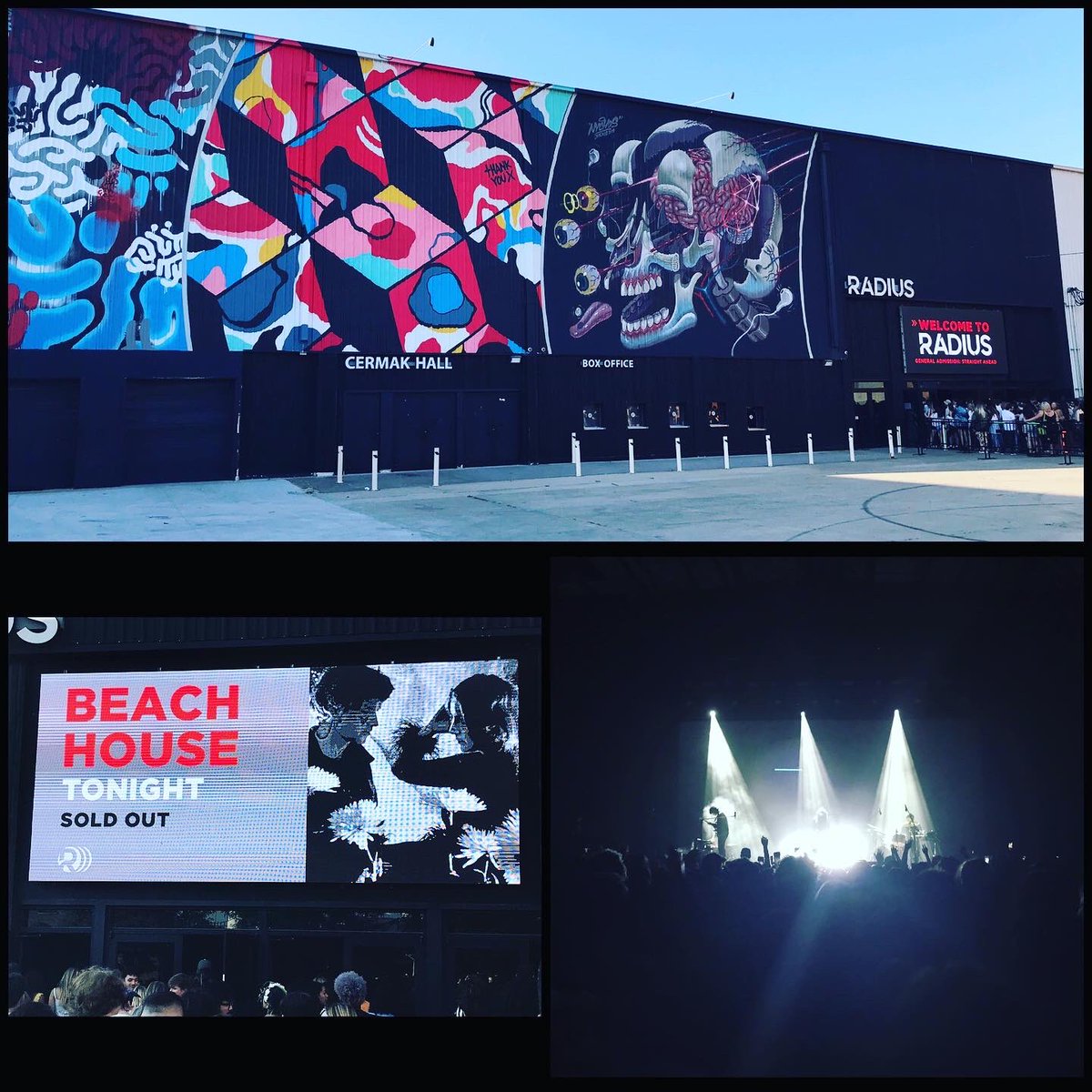 Stesspac's tweet photo. Such a magical night. Finally saw @BeaccchHoussse at the @RadiusChicago and it was everything I expected and more. A visual and auditory experience I will never forget. #beachhouse #radiuschicago #concert #livemusic https://t.co/Hve2TKs9mq