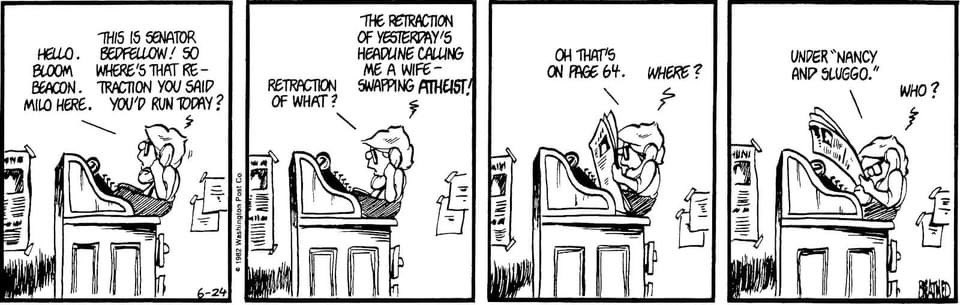 Bloom County tweet media