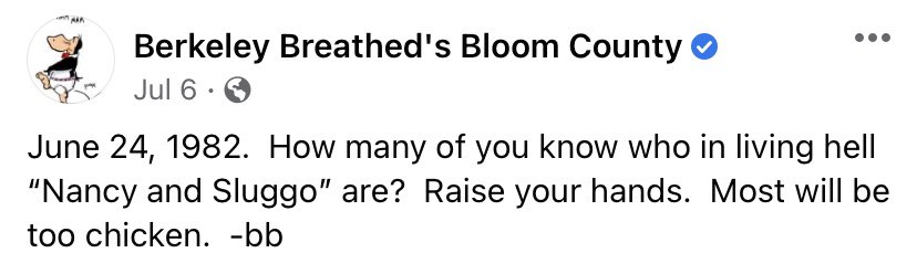 Bloom County tweet media