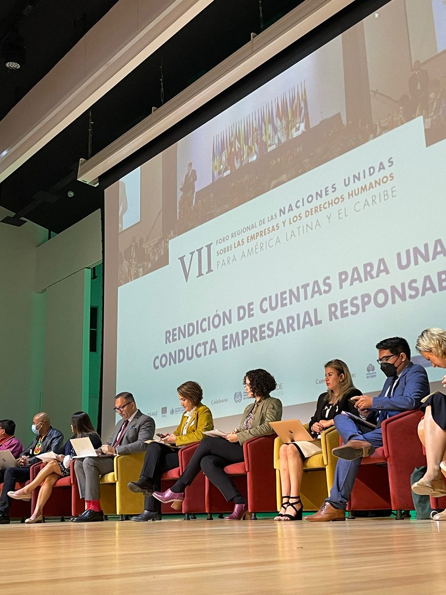 globalcompact's tweet photo. Happening now in Bogota 🇨🇴: our Senior Manager for Latin America &amp; the Caribbean Teresa Moll de Alba (@tdealfaro) participates in the 7th Regional Forum on Business &amp; Human Rights to speak about our work on responsible business conduct. 

📺 Watch live: 
https://t.co/bTy2Ck24G4 https://t.co/6kLIne2CKi