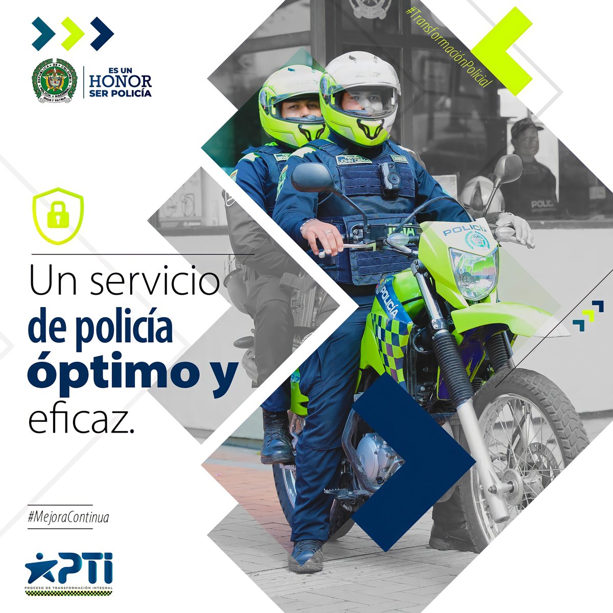 Ponal_Colombia's tweet photo. Día tras día el ejercicio de nuestra labor es sinónimo de cercanía con la comunidad, bajo este concepto nos preparamos para brindar un #ServicioDePolicía óptimo y eficaz que permita fortalecer la seguridad y la confianza ciudadana.

#TransformaciónPolicial https://t.co/7tgMR2ANRg