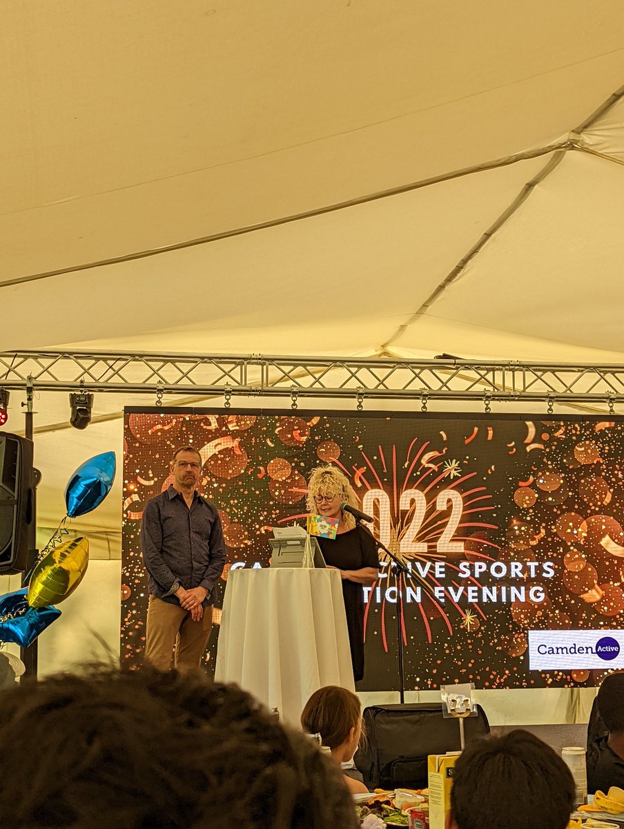 Reach_Falls's tweet photo. Camden Youth Sports Awards. So proud of the Camden Sport and Physical Activity Team and the fabulous Events Team putting on a great event celebrating contribution to sport. #CamdenCouncil #CamdenActive #Camdencelebrates https://t.co/tWKfzkmyn2