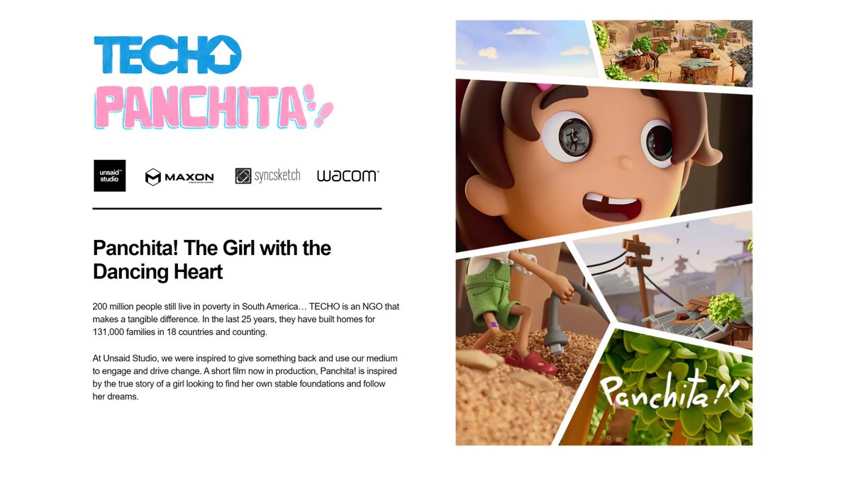 We just released the website and the Panchita teaser.
Go check it out and help us spread the word. ➡️panchitamovie.com

Partnered with:
<a href="/MaxonVFX/">Maxon</a>  <a href="/SyncSketch/">SyncSketch</a>  <a href="/wacom/">Wacom</a>  <a href="/TECHOus/">TECHO U.S.</a>