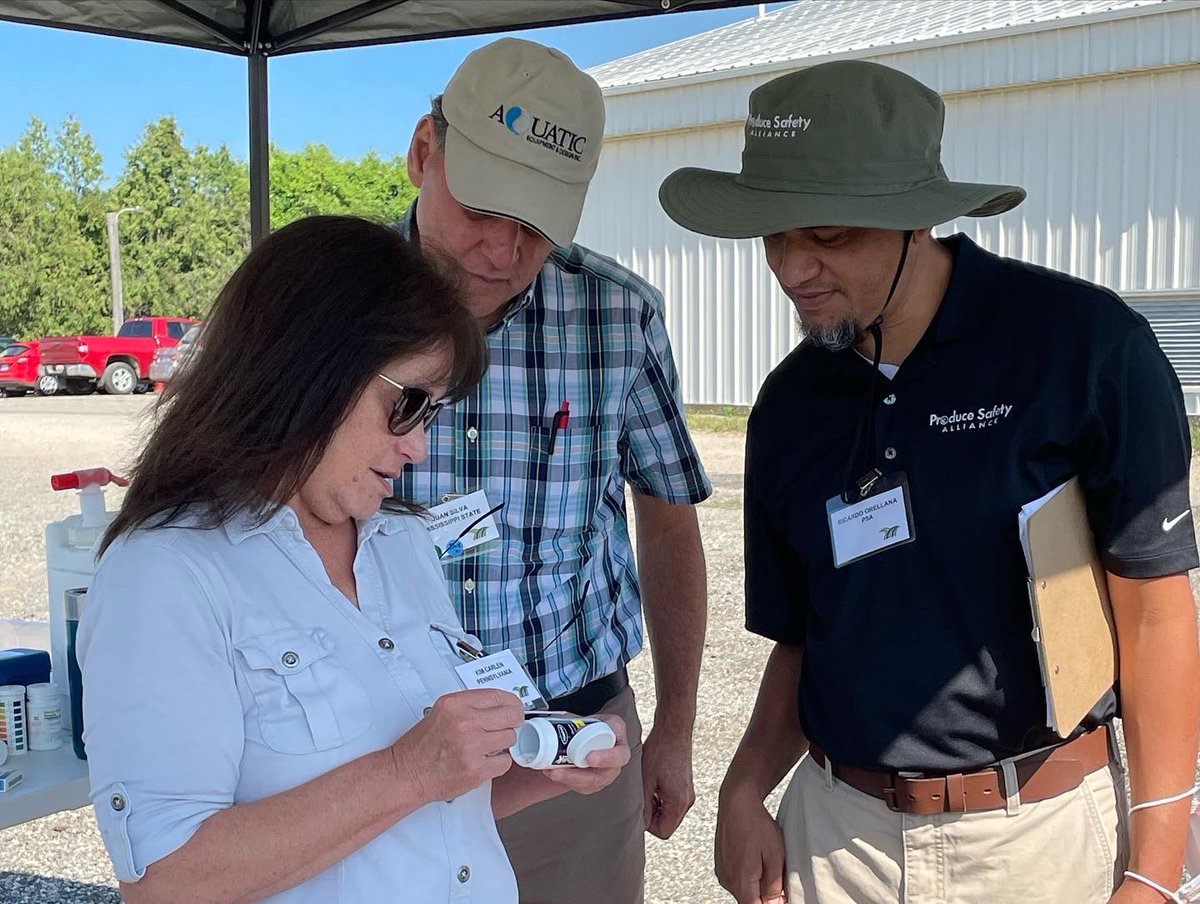 NASDAnews's tweet photo. The @NASDAFoundation team began the morning going over different aspects of yesterday’s On Farm Readiness Review training, followed by more farm scenarios. #foodsafety #OFRR #foodforall https://t.co/Rf5rLQEBZx
