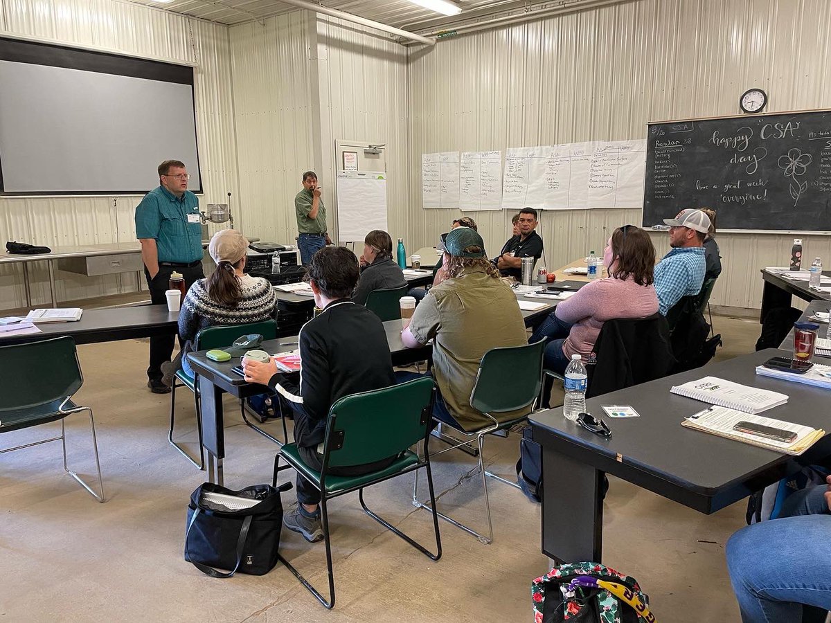 NASDAnews's tweet photo. The @NASDAFoundation team began the morning going over different aspects of yesterday’s On Farm Readiness Review training, followed by more farm scenarios. #foodsafety #OFRR #foodforall https://t.co/Rf5rLQEBZx