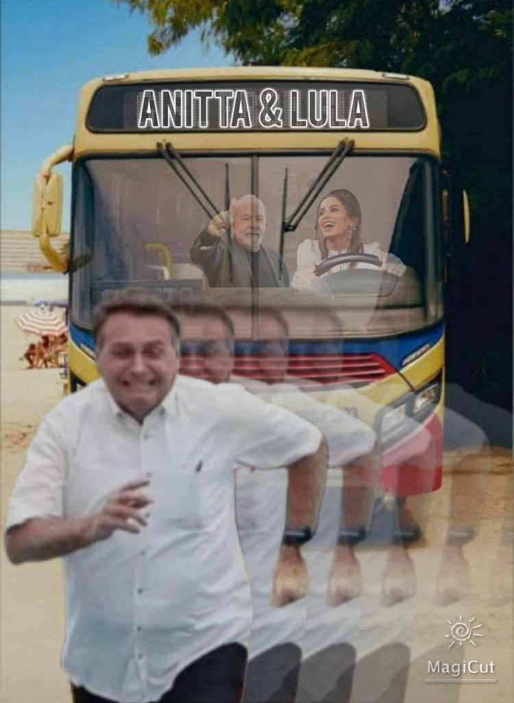 Mais um dia de Anitta atormentando Bolsonaro. A internet não perdoa.