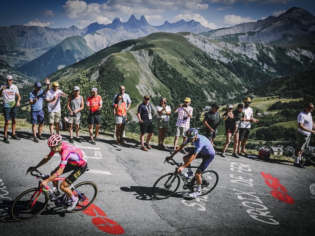 Happiness is… #TDF2022 #alpedhuez