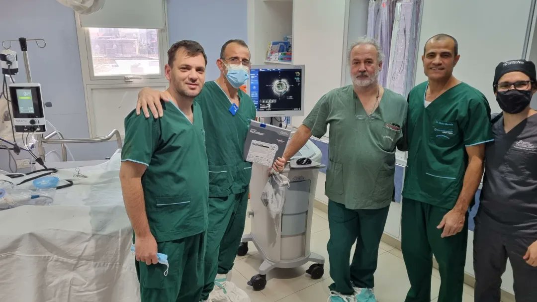 luciotpadilla's tweet image. Día muy productivo en Santiago del Estero(clinica Yunes)realizando casos muy complejos calcificación severa,tronco no protegido con el Dr.Marcelo Marco,Emanuel Sarnago,y Jorge Trejo. @BostonSciLatam
Gracias por la invitación para seguir ayudando!

#CardioTwitter #rotablator #ivus
