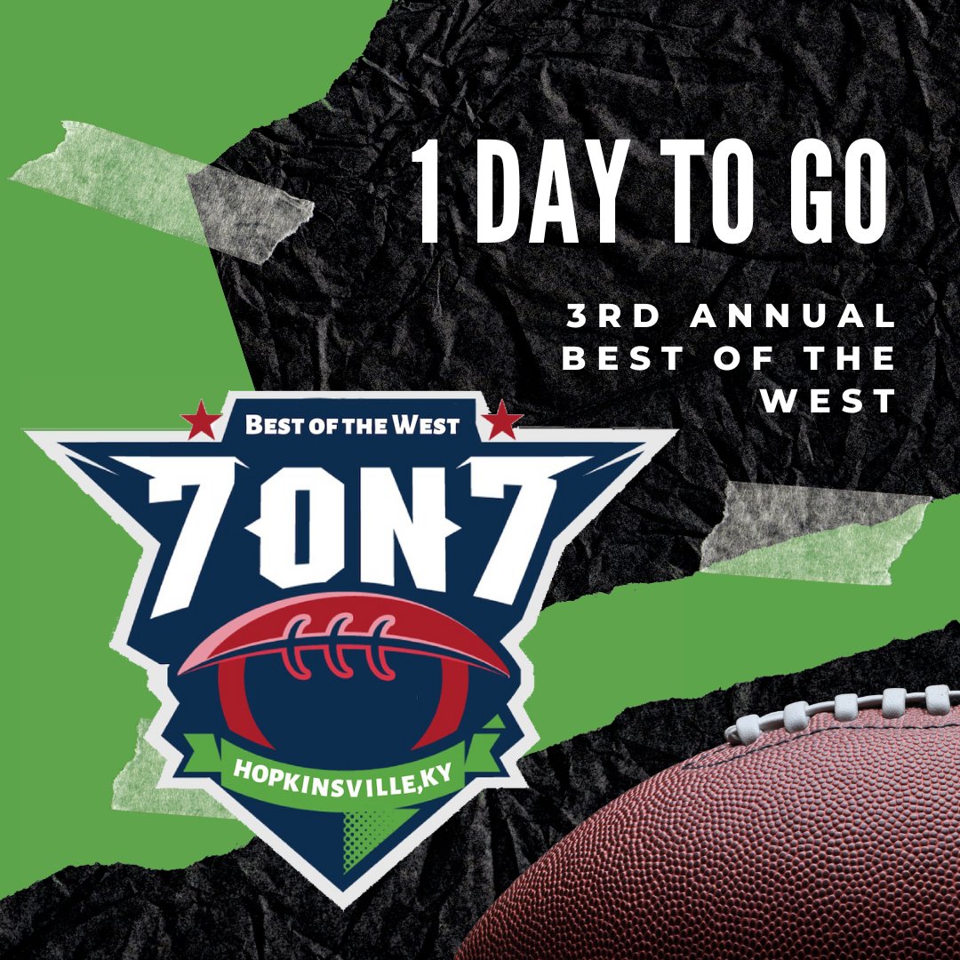 💥ONLY 1 DAY TO GO TILL BEST OF THE WEST💥

We'll see you all soon...🏈