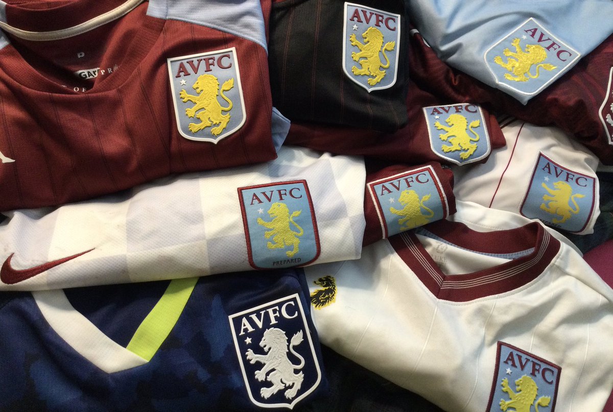 Football… the only sport where you can never have enough of your club’s shirts and where you can’t wait for the launch of next season’s kit so you can buy it! #UTV #VillansByTheBay <a href="/AVFCOfficial/">Aston Villa</a>  <a href="/AVFC_NAmerica/">North America Aston Villa Supporters ⚽️🦁🇨🇦🇺🇸</a> 😁