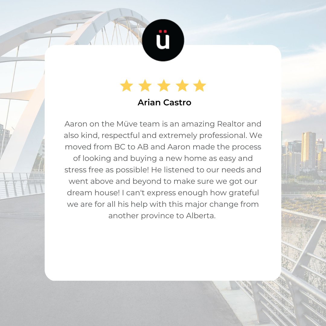muveteam's tweet photo. Thank you to our client Arian for this wonderful review❤️🥹
⁠If you're looking for an experienced &amp; friendly realtor, reach out to one of the Müve Team agents today! ⁠📲

⁠#themüveteam #themüveexperience #themuveteam #yegre #edmontonhomes #yegrealestate #edmontonrealestate https://t.co/EpYEfyBKEX