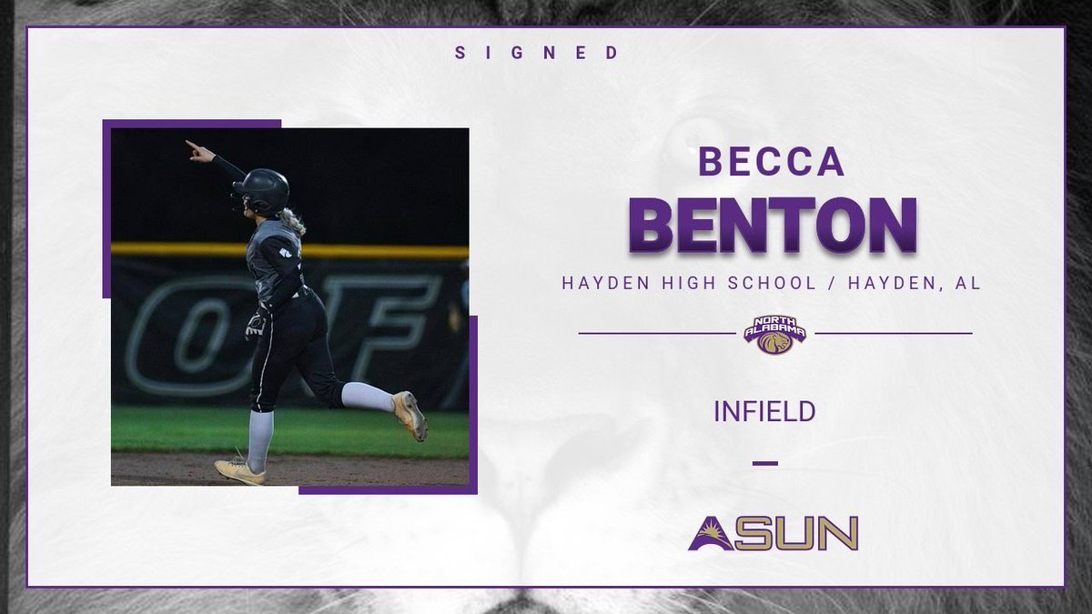 ✅SIGNED✅ Please help us in welcoming Becca Benton to the Lion Family 🦁💜💛