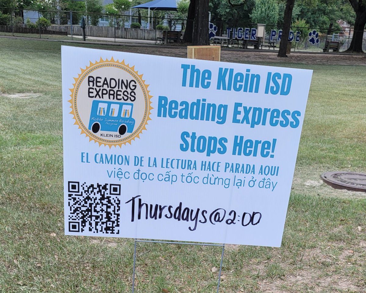TheissLibrary's tweet image. Today&apos;s the day! Join in the fun with @KleinRdgExpress @TheissKISD at 2pm today!