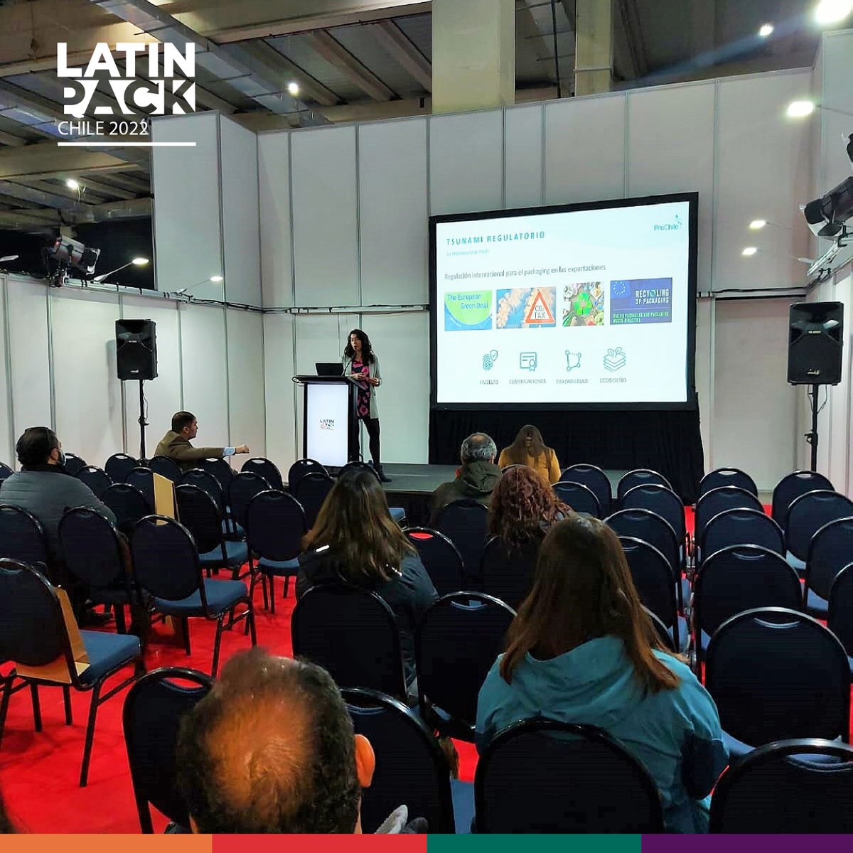 ExpoLatinPack's tweet photo. Del 29, 30 de junio al 1 de julio se realizó #LatinPack CHILE2022, organizado por @CENEM_CHILE y #ArmaProductora, que reunió a la industria de packaging y su cadena de valor. 

Durante el evento se realizaron un nutrido programa de charlas dictada por referentes de la industria. https://t.co/3RwdkFjo2X