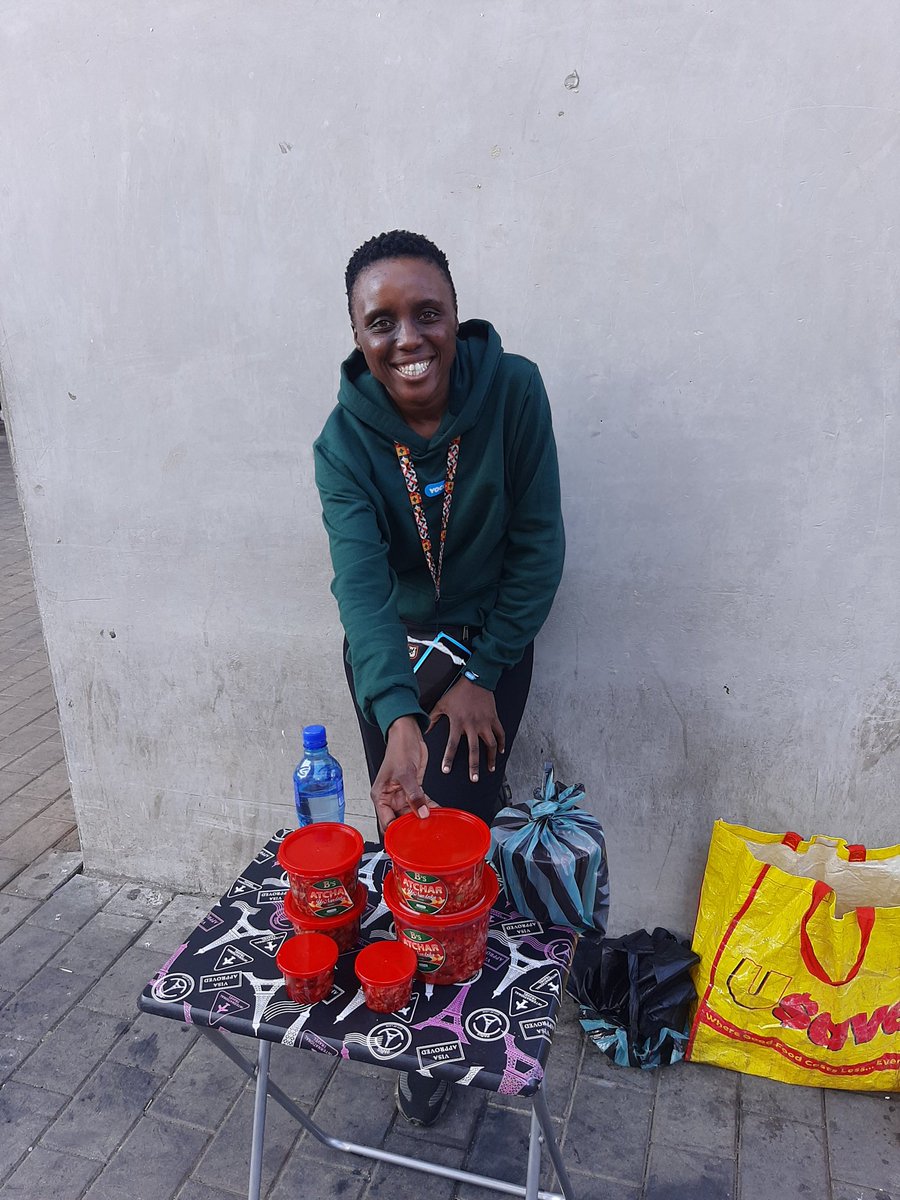 Hi guys, Tomorrow I'll be selling B's Atchar at Pretoria CBD (Next to Tshwane house) When you get a chance please do come through and support my hustle. Much appreciated 🙏 Thank you 

350g R20.00 
500g R30.00 
1KG R50.00 
#BongsHustle 
#supportsmallbusiness