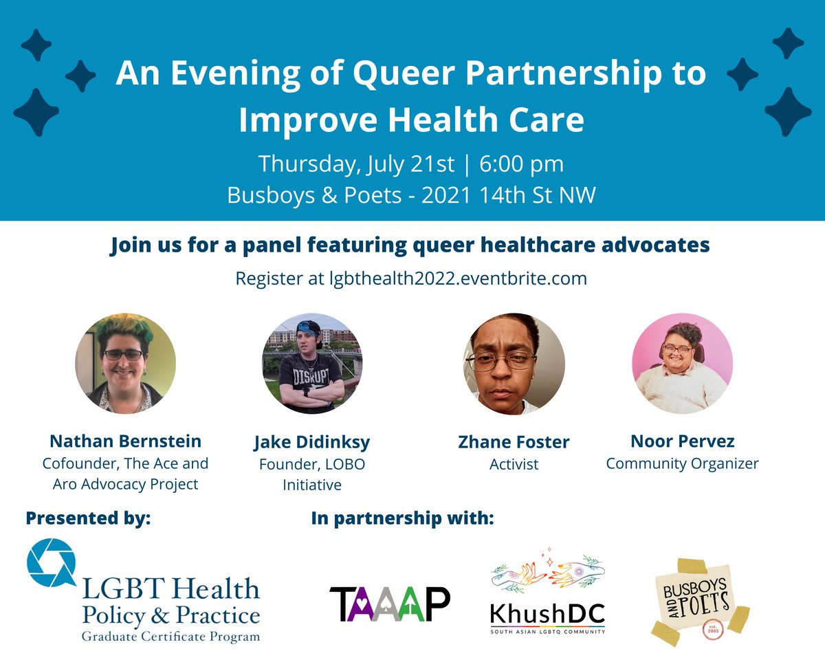 Join us next Thursday! lgbthealth2022.eventbrite.com
