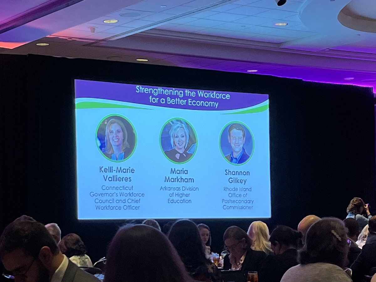 Next up at #NF2022 is my favorite topic #workforcedev with one of my favorite SHEEOs <a href="/swgilk23/">Shannon Gilkey</a>