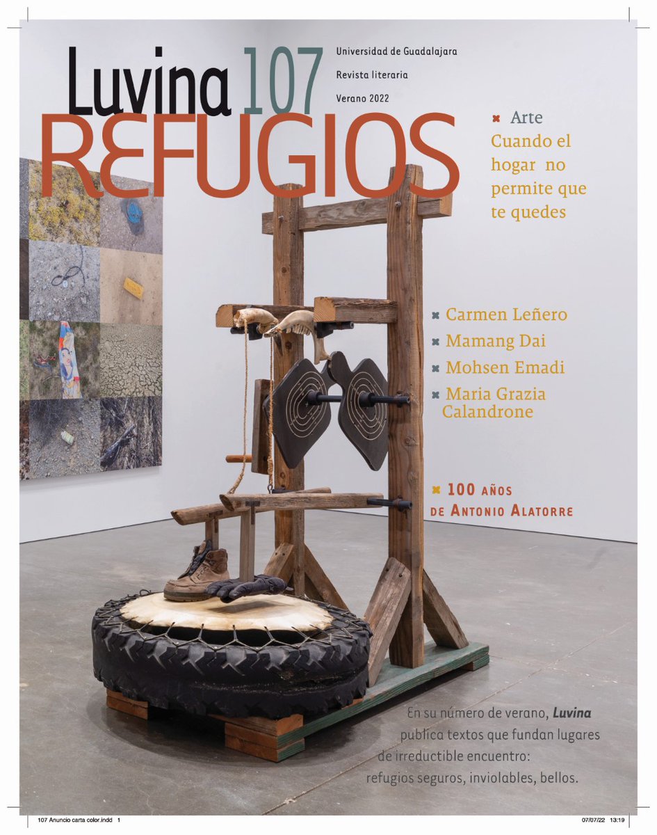 Butaca_UDG's tweet photo. ¡Descarga la revista literaria #Luvina 107 "Refugios"! 🤓👉https://t.co/IJSL1AsqMV y lee lo que los autores tienen que decir sobre la idea de permanencia y el acto de búsqueda. 📖 https://t.co/iQLLRPRLqI