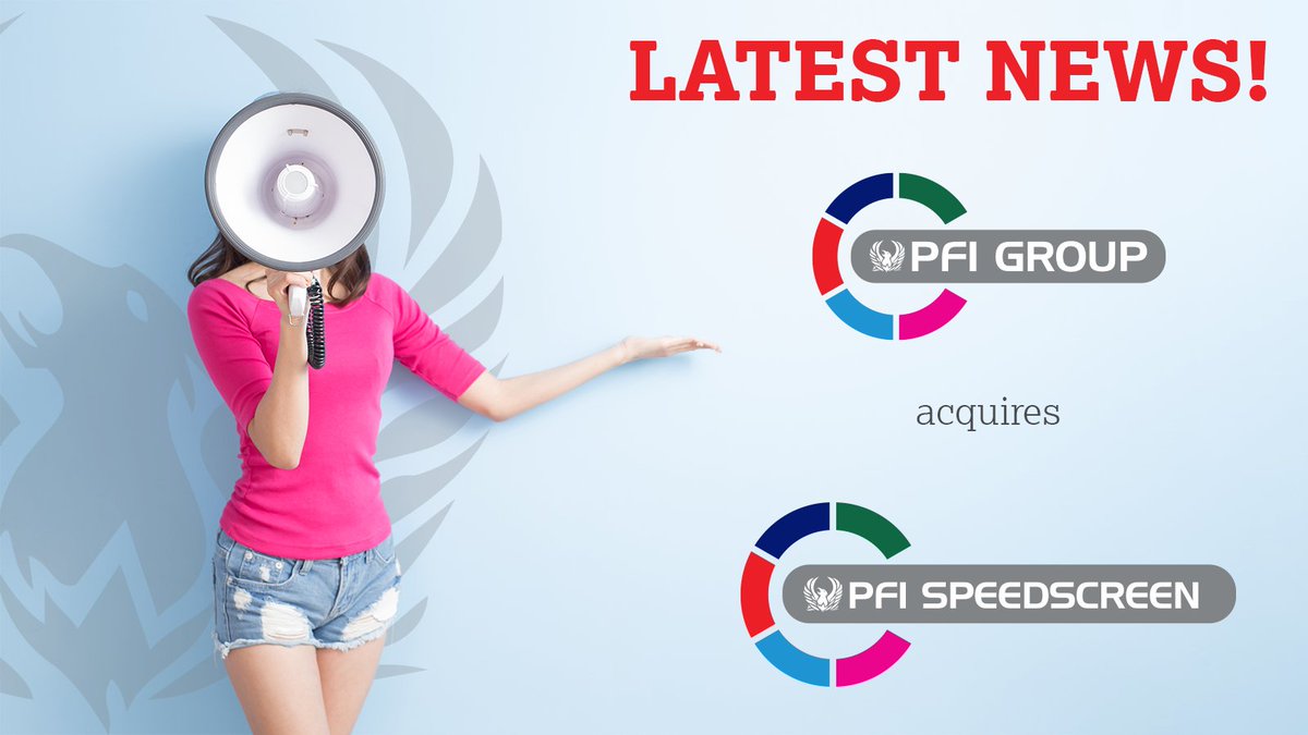 pfi_signs's tweet photo. PFI Group expands their presence in the UK’s South of England with the acquisition of Maidstone based Speedscreen.

Speedscreen are a forward thinking print solutions company with diverse print &amp; screenprint capabilities.

Read more here: https://t.co/wlgExmOBFn https://t.co/mTnXML0NoL