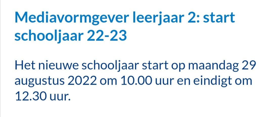 Ik voorspel jullie, dat schooljaar vliegt voorbij straks... 😜