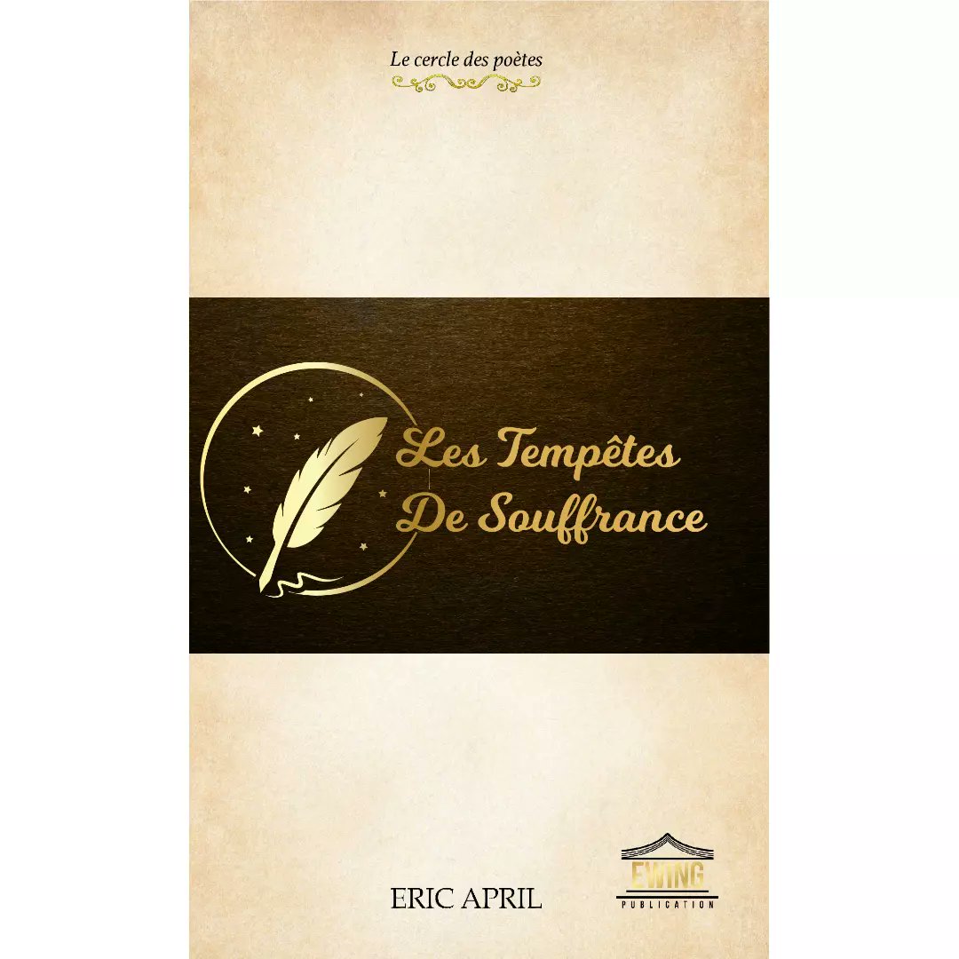 EricAprilactor's tweet photo. Today, I am pleased to talk about my collection of poems' publishing "Les tempêtes de souffrance" !! 
In this book, you could feel lot of emotions through my verses !! 
Thanks from the bottom of my heart to #ewingpublication and especially Mason for the chance he gave me !! https://t.co/kYiU8jpFAk
