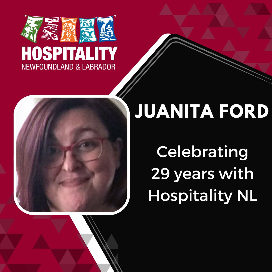 HospitalityNL's tweet photo. It's a special milestone today for Juanita Ford, who is celebrating 29 years at Hospitality NL.
Congratulations Juanita!!! https://t.co/LLQjviLctd