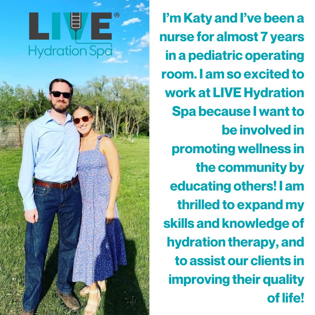 HydrationSpa's tweet photo. Thank you for being such a strong member of our team, Katy. We appreciate you. https://t.co/qQU3rreS0r