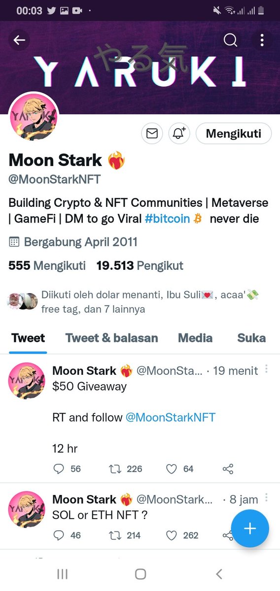 twoonebigwinner's tweet photo. @HwanniePromotes @MoonStarkNFT Done https://t.co/GLiaFno30R