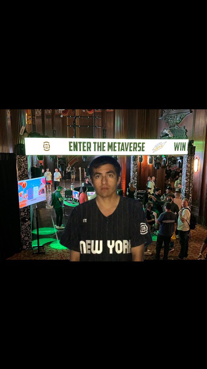 If you are at @KingsBklyn, you can also check out the metaverse watch party at Mountain Dew booth.👀#NYSL. 🖤😎😘❤️

#KingsWeekend | #DewPartner