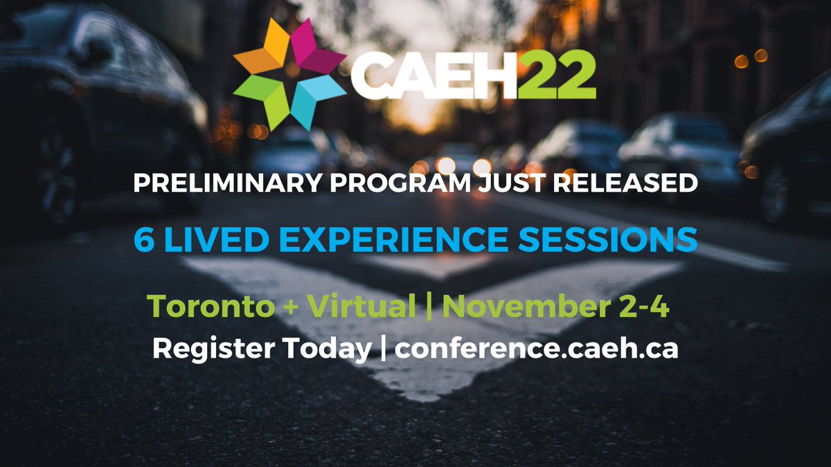 LivedLeadership's tweet photo. ❗The #CAEH22 preliminary program just launched + includes 6 lived experience sessions!

The @CAEHomelessness is also offering discounted rates for people with lived experience to attend this year's National Conference on Ending Homelessness.

Learn more: https://t.co/d4leHPUDhk https://t.co/x03Mespc5R