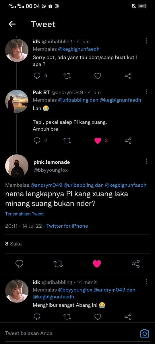 uribabbling's tweet photo. Ngakak tengah malem😭 https://t.co/RemUQrPpFa