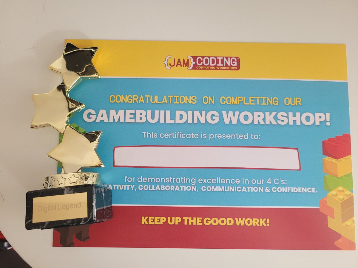 jamcodingstoke's tweet photo. Fantastic celebration week for the Gamebuilding students @EatonParkAc. Great work by all the students. https://t.co/YmkebE2X7y