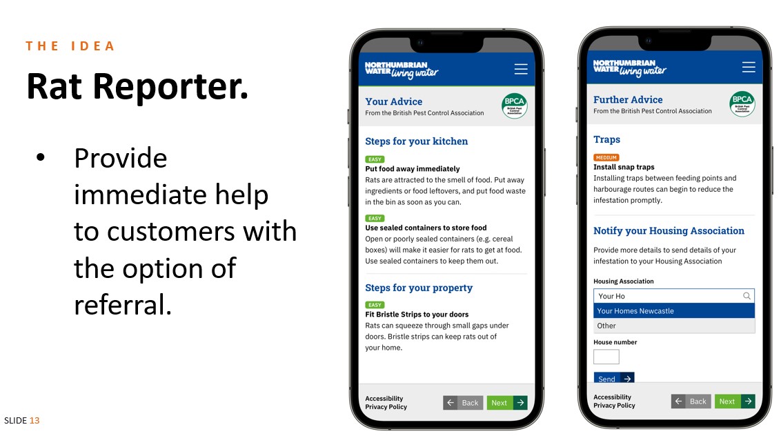 Team Stop. Rat-Tyne! win judge's Overall Solution accolade  for eminently realisable Rat Reporter app at  Ratout! hack <a href="/northumbrianh2O/">Northumbrian Water</a> #innovationfestival22. Part of their winning formula - targeted consumer advic. 🐭👏👑<a href="/britpestcontrol/">British Pest Control Association (BPCA)</a> <a href="/northumbrianH2O/">Northumbrian Water</a> <a href="/aiimiltd/">Aiimi</a> &amp; <a href="/manmetuni/">Manchester Metropolitan Uni</a>